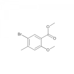 Benzoic acid, 5-bromo-2-methoxy-4-methyl-, methyl ester