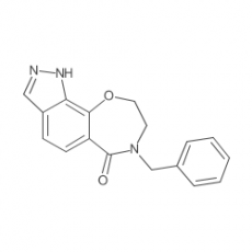7-benzyl-8,9-dihydro-1H-[1,4]oxazepino[6,7-g]indazol-6(7H)-one