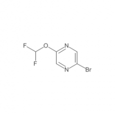 Pyrazine, 2-bromo-5-(difluoromethoxy)- Pyrazine, 2-bromo-5-(difluoromethoxy)-