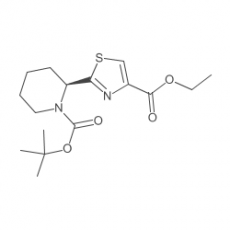 ethyl (S)-2-(1-(tert-butoxycarbonyl)piperidin-2-yl)thiazole-4-carboxylate