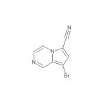 Pyrrolo[1,2-a]pyrazine-6-carbonitrile, 8-bromo-