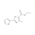 5-Thiazolecarboxylic acid, 4-methyl-2-(2-thienyl)-, ethyl ester