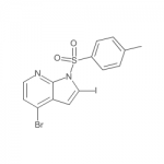 1H-Pyrrolo[2,3-b]pyridine, 4-bromo-2-iodo-1-[(4-methylphenyl)sulfonyl]-