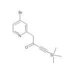 1-(4-bromopyridin-2-yl)-4-(trimethylsilyl)but-3-yn-2-one