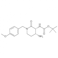 tert-butyl ((3R,4R)-4-amino-1-(4-methoxybenzyl)-2-oxopiperidin-3-yl)carbamate