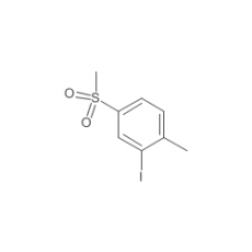 Benzene, 2-iodo-1-methyl-4-(methylsulfonyl)- Benzene, 2-iodo-1-methyl-4-(methylsulfonyl)-