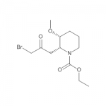 ethyl (2R,3R)-2-(3-bromo-2-oxopropyl)-3-methoxypiperidine-1-carboxylate