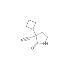 3-Pyrrolidinecarbonitrile, 3-cyclobutyl-2-oxo-