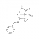 benzyl 1-(3-cyano-2-oxopyrrolidin-3-yl)cyclopropane-1-carboxylate
