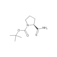 1-Pyrrolidinecarboxylic acid, 2-(aminothioxomethyl)-, 1,1-dimethylethyl ester, (2S)- 1-Pyrrolidinecarboxylic acid, 2-(aminothioxomethyl)-, 1,1-dimethylethyl ester, (2S)-