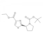 4-Thiazolecarboxylic acid, 2-[(2S)-1-[(1,1-dimethylethoxy)carbonyl]-2-pyrrolidinyl]-, ethyl ester