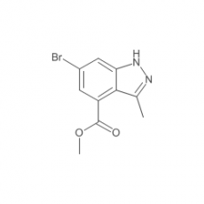 methyl 6-bromo-3-methyl-1H-indazole-4-carboxylate methyl 6-bromo-3-methyl-1H-indazole-4-carboxylate
