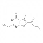 Ethyl 2-(chloromethyl)-5-methyl-4-oxo-3,4-dihydrothieno[2,3-d]pyrimidine-6-carboxylate