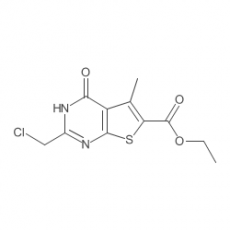 Ethyl 2-(chloromethyl)-5-methyl-4-oxo-3,4-dihydrothieno[2,3-d]pyrimidine-6-carboxylate