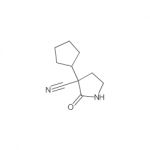 3-cyclopentyl-2-oxopyrrolidine-3-carbonitrile