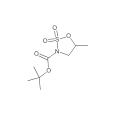 1,2,3-Oxathiazolidine-3-carboxylic acid, 5-methyl-, 1,1-dimethylethyl ester, 2,2-dioxide 1,2,3-Oxathiazolidine-3-carboxylic acid, 5-methyl-, 1,1-dimethylethyl ester, 2,2-dioxide