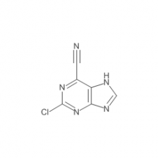 2-chloro-9H-Purine-6-carbonitrile