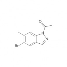 Ethanone, 1-(5-bromo-6-methyl-1H-indazol-1-yl)- Ethanone, 1-(5-bromo-6-methyl-1H-indazol-1-yl)-