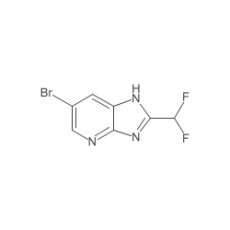6-bromo-2-(difluoromethyl)-3H-imidazo[4,5-b]pyridine