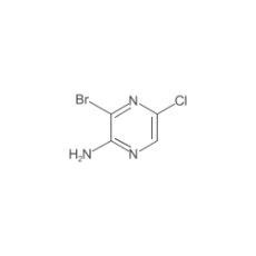 2-Pyrazinamine, 3-bromo-5-chloro-