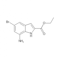 Ethyl 7-amino-5-bromo-1h-indole-2-carboxylate Ethyl 7-amino-5-bromo-1h-indole-2-carboxylate
