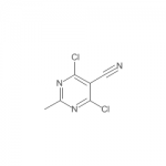 5-Pyrimidinecarbonitrile, 4,6-dichloro-2-methyl-