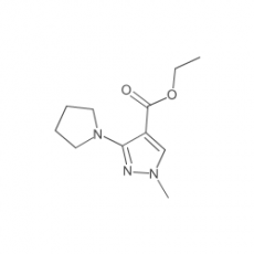 ethyl 1-methyl-3-(pyrrolidin-1-yl)-1H-pyrazole-4-carboxylate