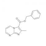 Imidazo[1,2-a]pyrimidine-3-carboxylic acid, 2-methyl-, phenylmethyl ester